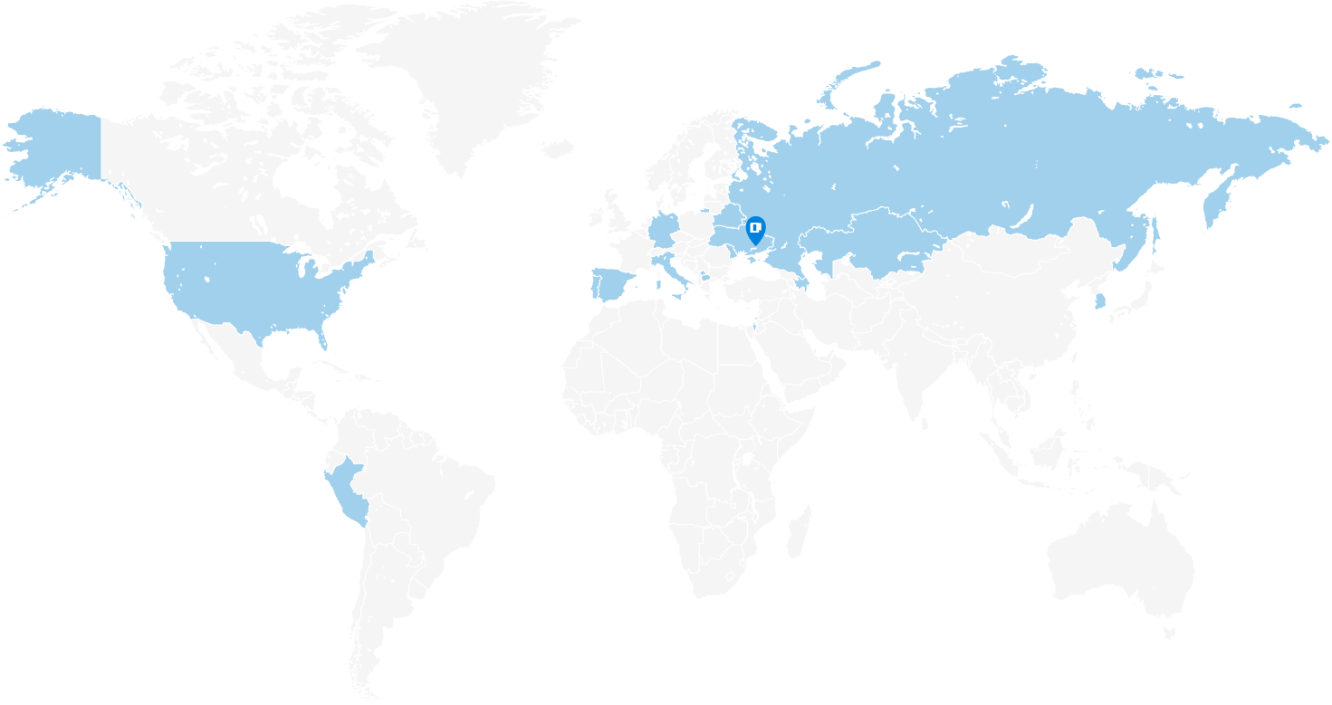 География продаж